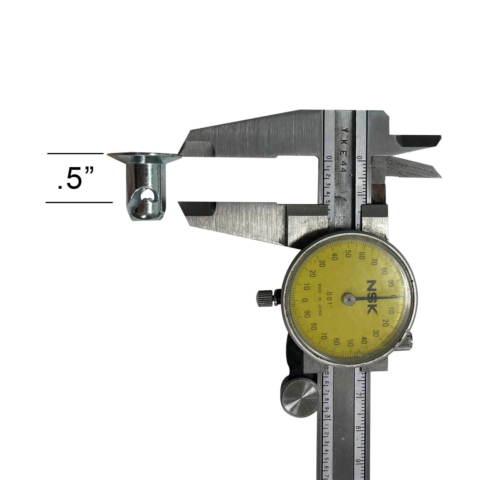 7/16 Dzus Button 1/2 inch long