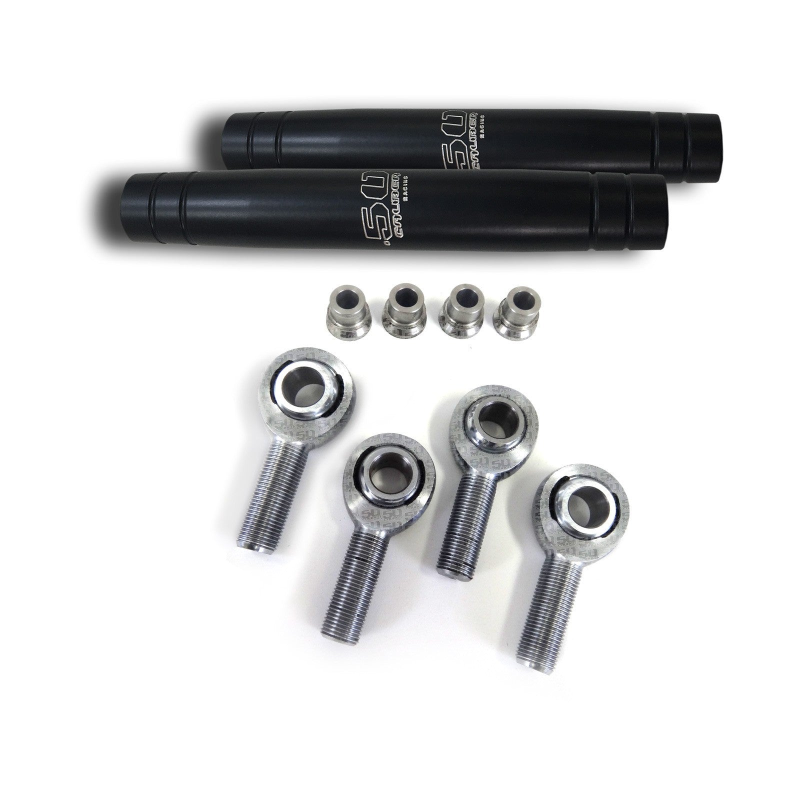 Polaris RZR PRO R Heavy Duty Rear Sway Bar Links - Black Powdercoat