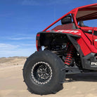 502 Billet Aluminum Bead lock wheel Mounted on a Polaris RZR Turbo S