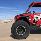 503 Billet Aluminum Bead lock wheel Black mounted on a Polaris Turbo S RZR