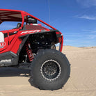503 Billet Aluminum Bead lock wheel Black mounted on a Polaris Turbo S RZR