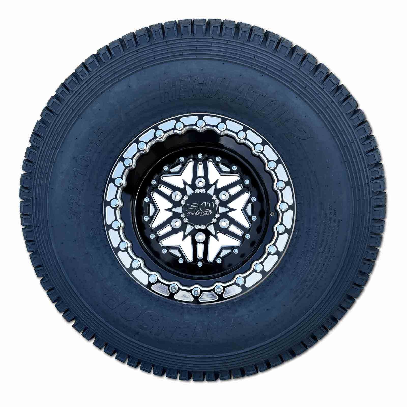 Can-Am maverick beadlock wheel with tensor tire