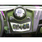 4 Switch Dash Panel Silver Blue Switches 2
