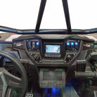 Polaris RZR Dash Panel Digital GPS 6 pc BLACK with switches installed