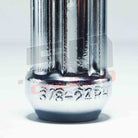 3/8 x 24 Chrome Lug Nuts with Anodized Aluminum Spikes - Red  Chrome Finish