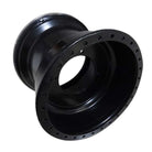 12x6 Beadlock wheel 4x156 .190 4/2 Black Powdercoat side view