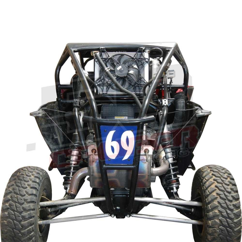 Custom Pro Race Roll Cage Rear View installed on 2015 Polaris XP1000