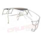 xp1000 white radius cage 4 inch lower rear angle view