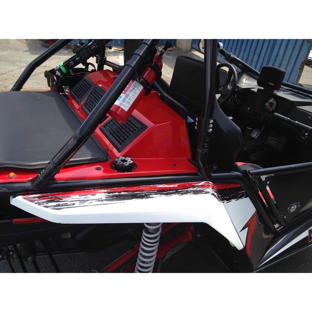 Billet Six Shooter Gas Cap for Arctic Cat Wildcat - Installed