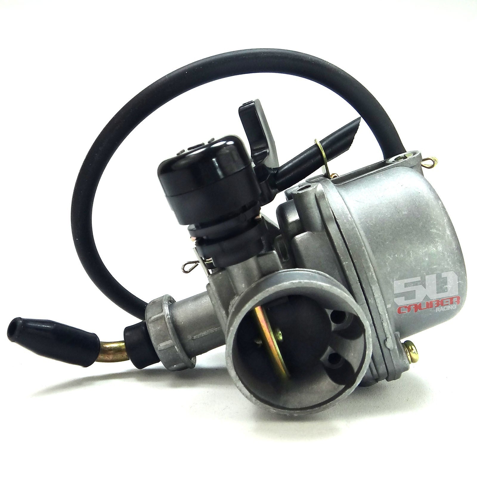 This is a new 15mm stock replacement carburetor for your Honda 50 pit bike.
