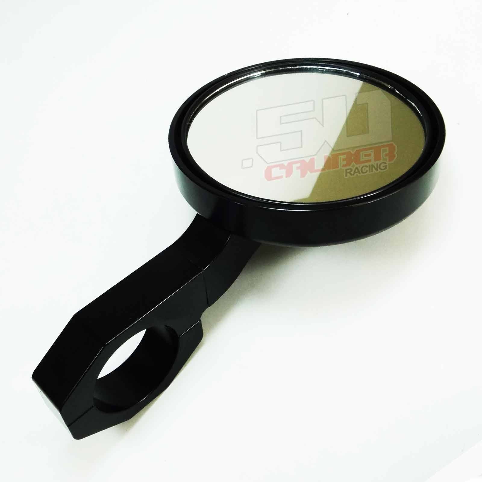 Black Anodized Billet Aluminum Mirror 1.75"