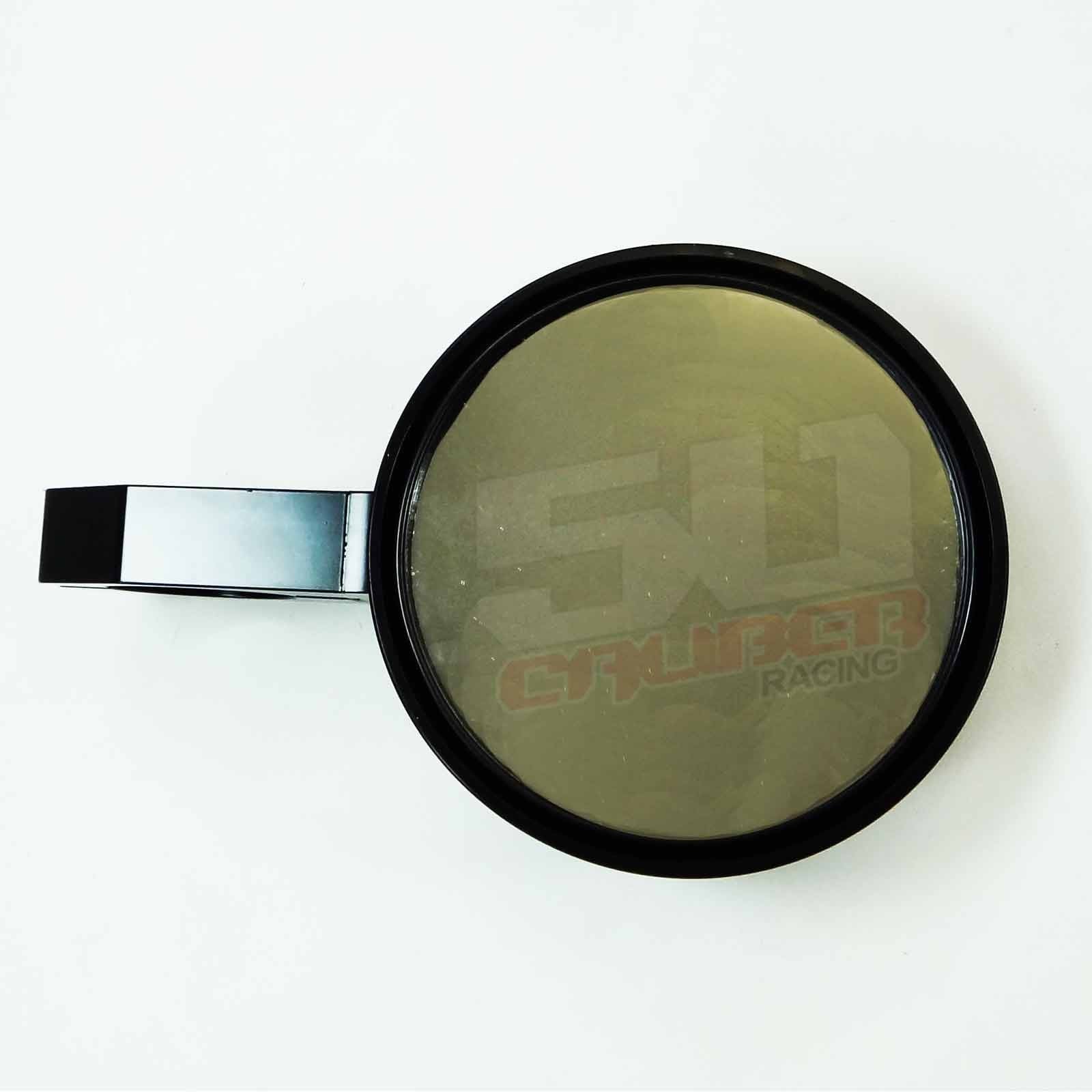 5" Round Billet Aluminum Side Mirrors