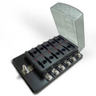 12 Way Standard LED Circuit Blade Fuse Box