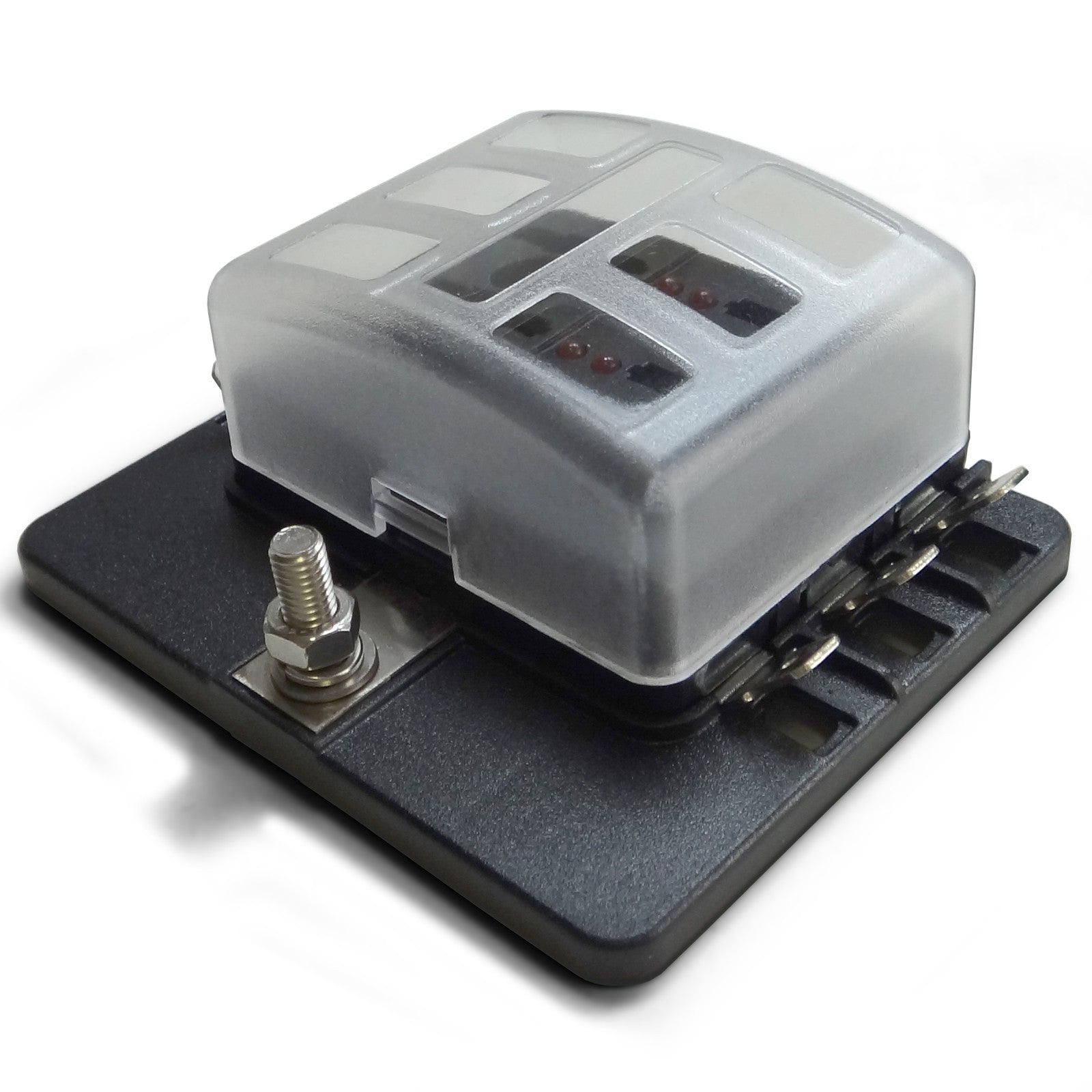 6 Way Standard LED Circuit Blade Fuse Box