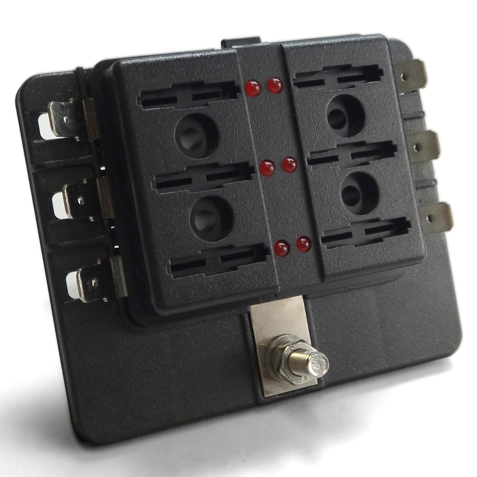 6 Way Standard LED Circuit Blade Fuse Box