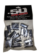 Lug Nuts Flat 3/8 x 24 14mm Hex