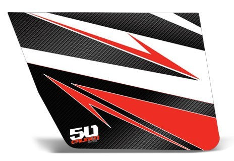 White Lightning sticker kit