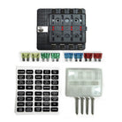8 Way Standard LED Circuit Blade Fuse Box