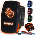 50 Caliber Racing Shocker Rocker Switch - Orange