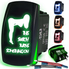 50 Caliber Racing This Switch Sexy Rocker Switch - Green