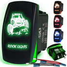 50 Caliber Racing Rock Lights RZR Rocker Switch - Green