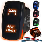 50 Caliber Racing Roof Lights Rocker Switch - Orange