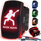 50 Caliber Racing Rock Lights Rocker Switch - Red
