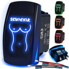 50 Caliber Racing Show Me Your... Rocker Switch - Blue