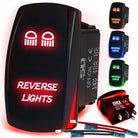 50 Caliber Racing Reverse Lights Rocker Switch - Red