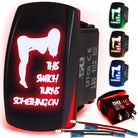 50 Caliber Racing This Switch Sexy Rocker Switch - Red