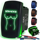 50 Caliber Racing Show Me Your... Rocker Switch - Green