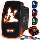 50 Caliber Racing Horny Rocker Switch - Orange