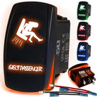 50 Caliber Racing Blow Me Rocker Switch - Green