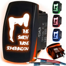 50 Caliber Racing This Switch Sexy Rocker Switch - Orange
