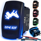 50 Caliber Racing Dome Light Sexy Rocker Switch - Blue