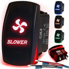 50 Caliber Racing Blower Rocker Switch - Red