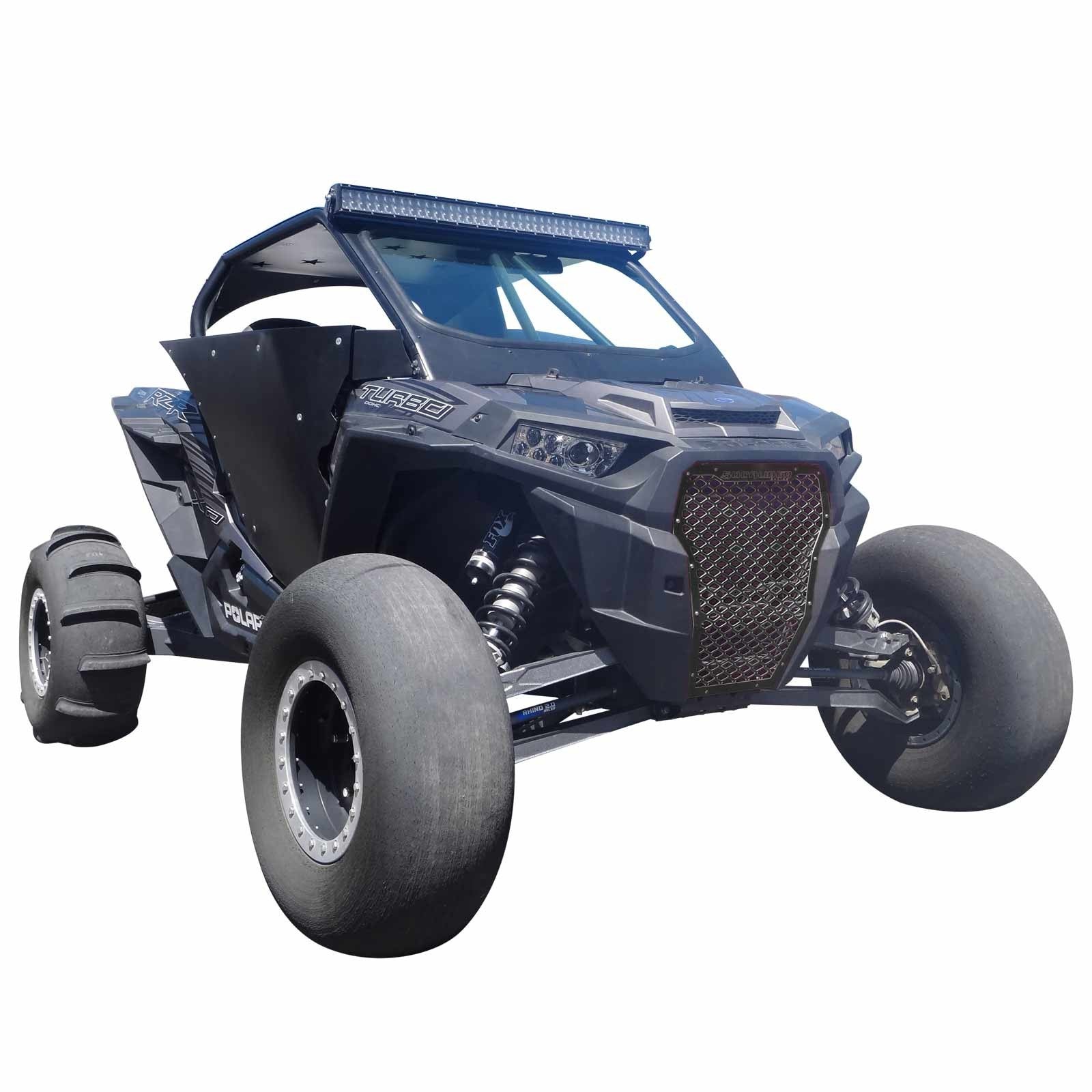 Billet Grille Side view RZR XPT
