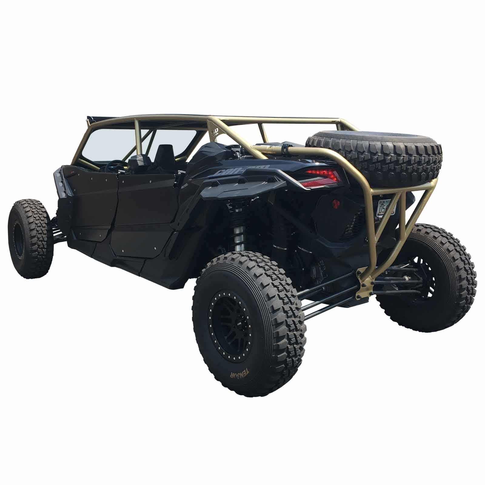 Can-Am X3 4 seat Roll Cage with Spare Tire Mount
