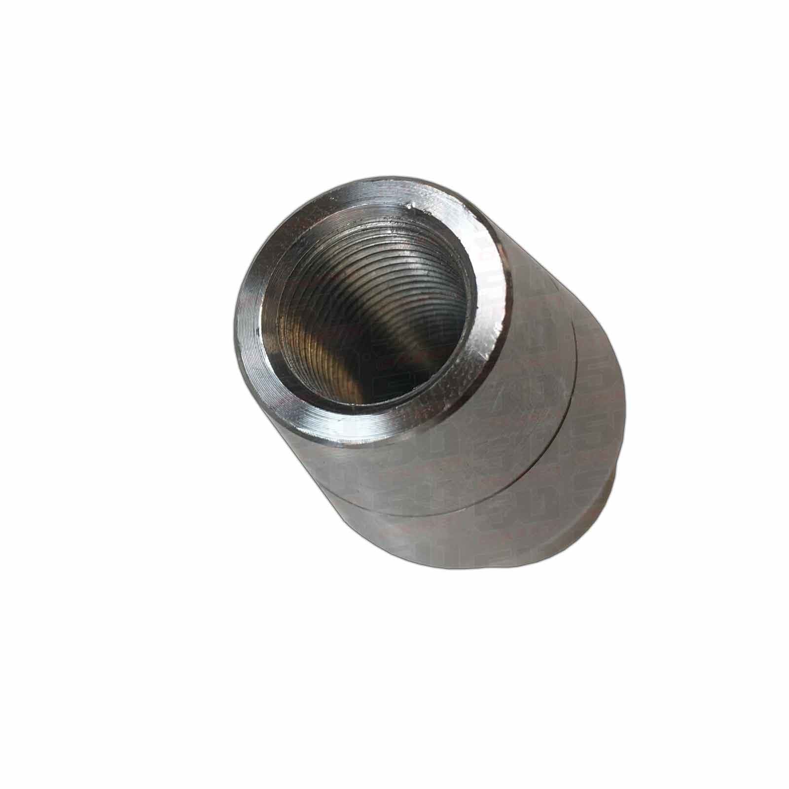 Weld In Bung - 1" ID Round Tube - 5/8-18 Threaded Through Left hand for custom rod ends fabricate tie rods, 4 link, etc