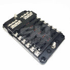 12 Way power and ground fuse block with screw terminals