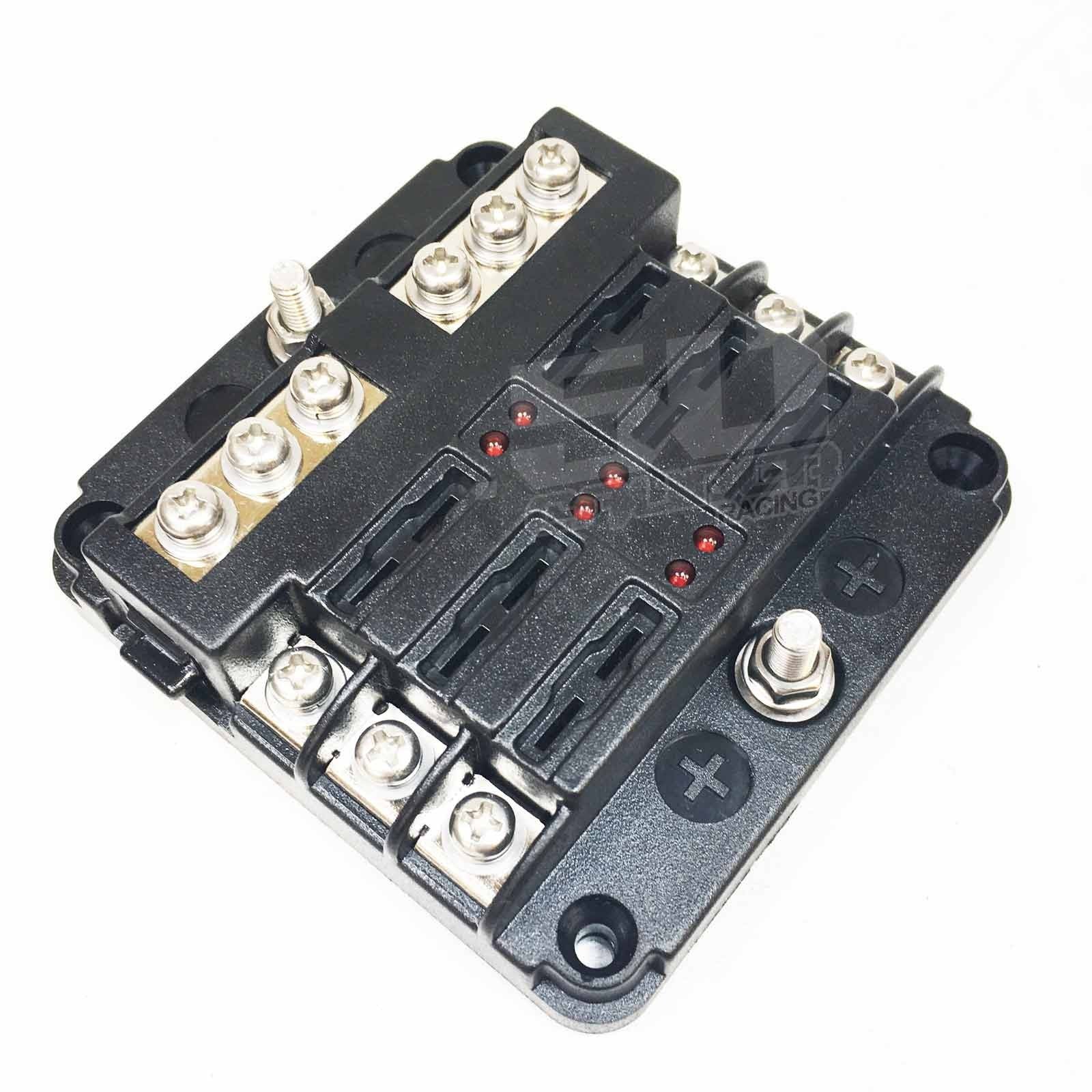 6 Way Power block with ground..