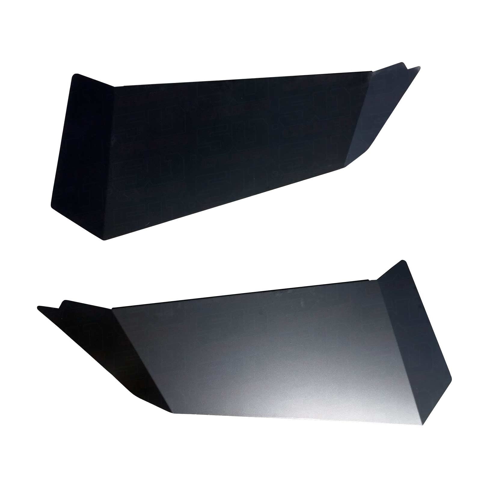 Can-am X3 Lower Door Skins - Includes left and right skins with matte black powdercoat finish