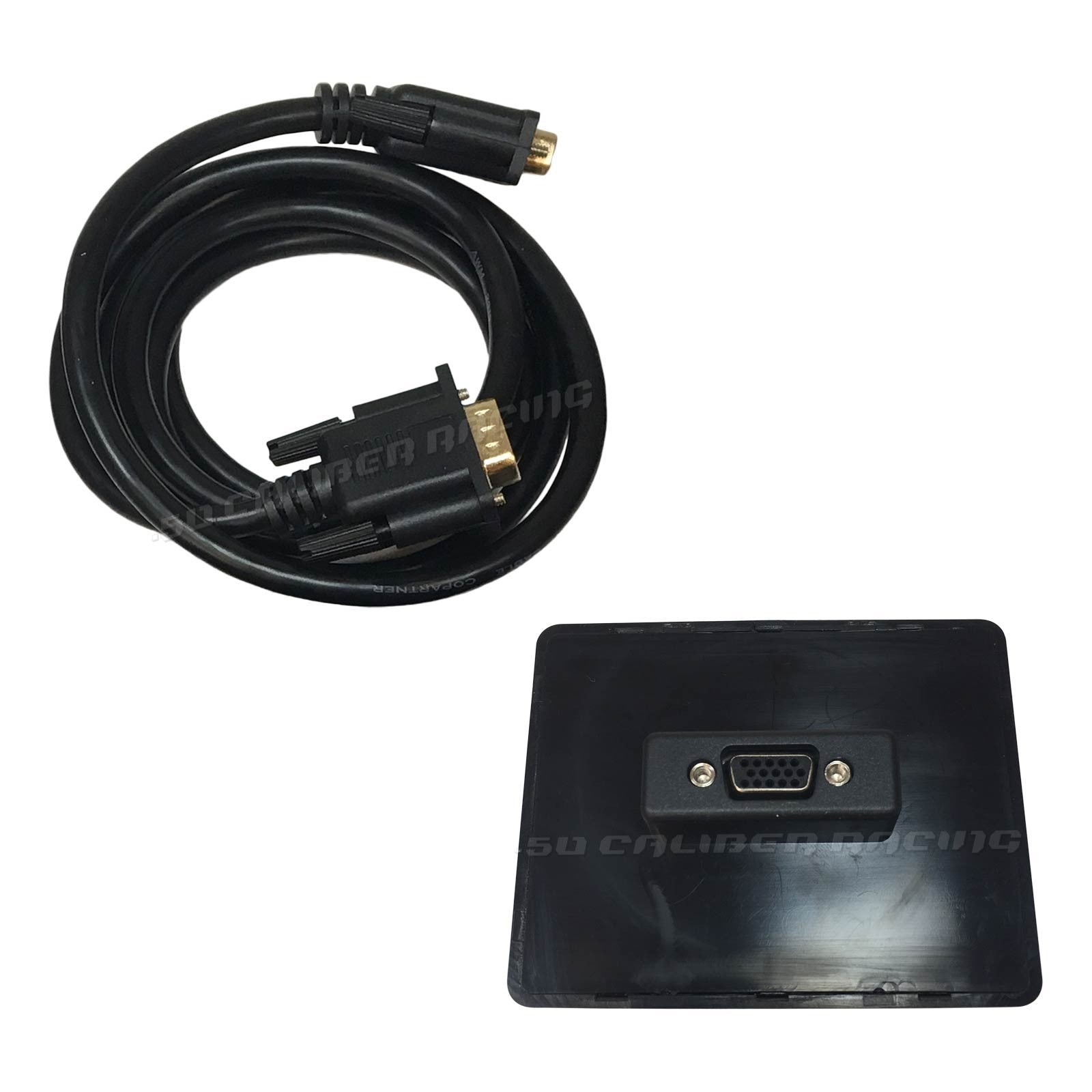 Slim Capacitive touch panel with rear facing reliable VGA cable connection