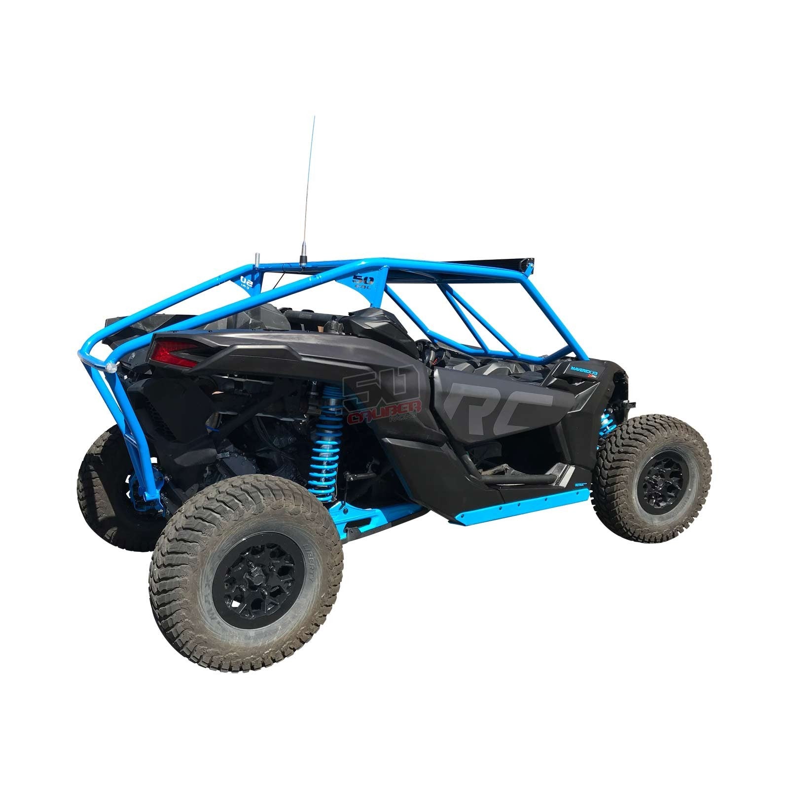 Can-Am X3 2 Seat Pro Race Cage Right Side Angle View From Rear