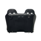 Rear Bench Seat with Carbon Fiber Look for RZR4 XP1000 & Turbo Rear Seat Back with Quick Release Straps