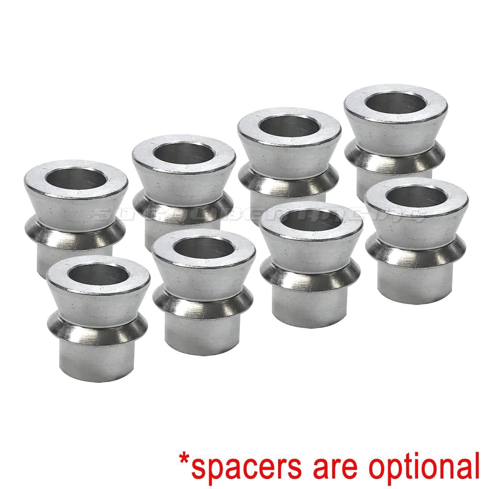 3/4" Sway Bar Link Rod End Kit - High Offset Misalignment Spacers made from Zinc plated Chromoly Steel