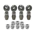 3/4" Sway Bar Link Rod End Kit for 1.75" OD Tubing - Shown with Optional Misalignment Spacers
