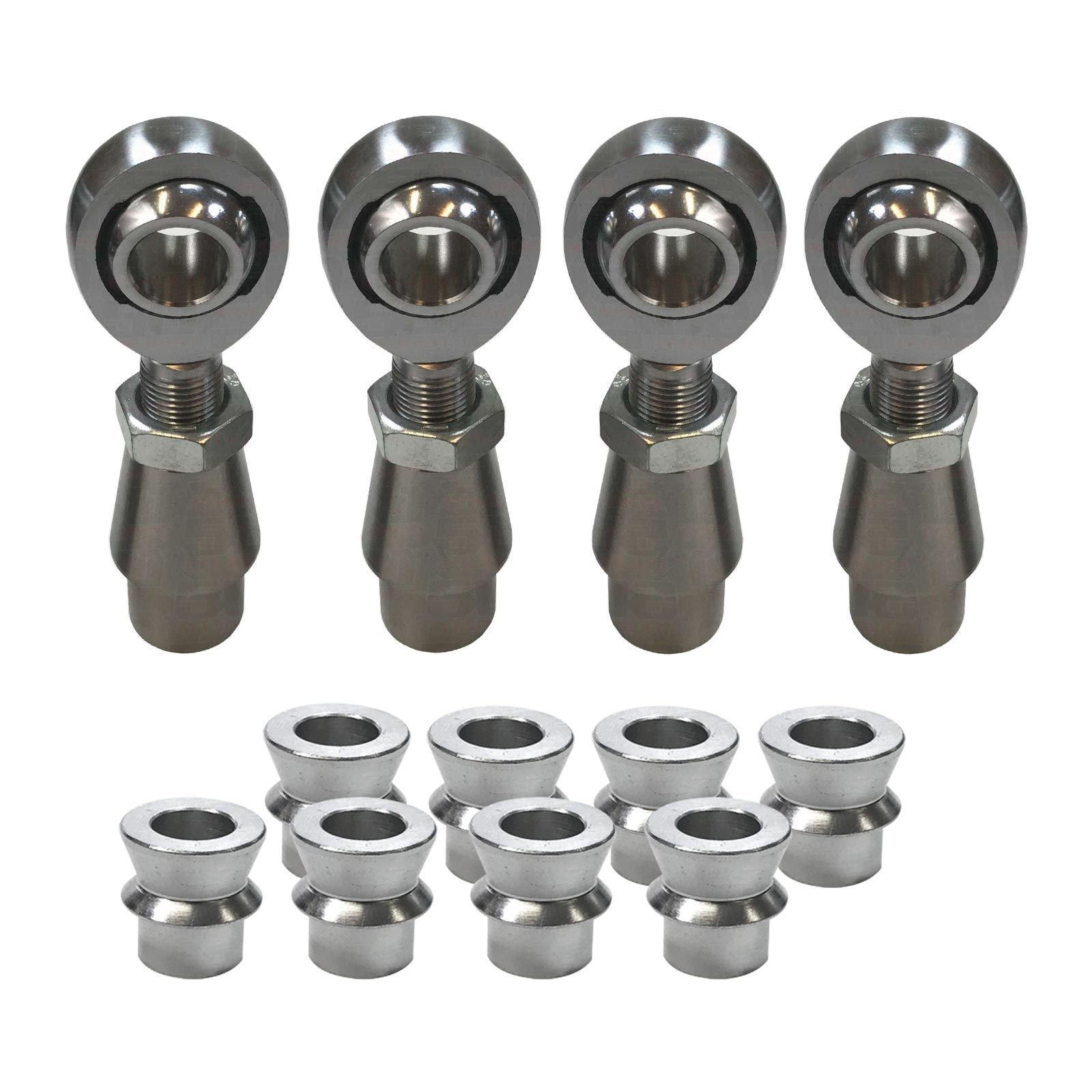 7/8" Sway Bar Link Rod End Kit - Shown with Optional Misalignment Spacers