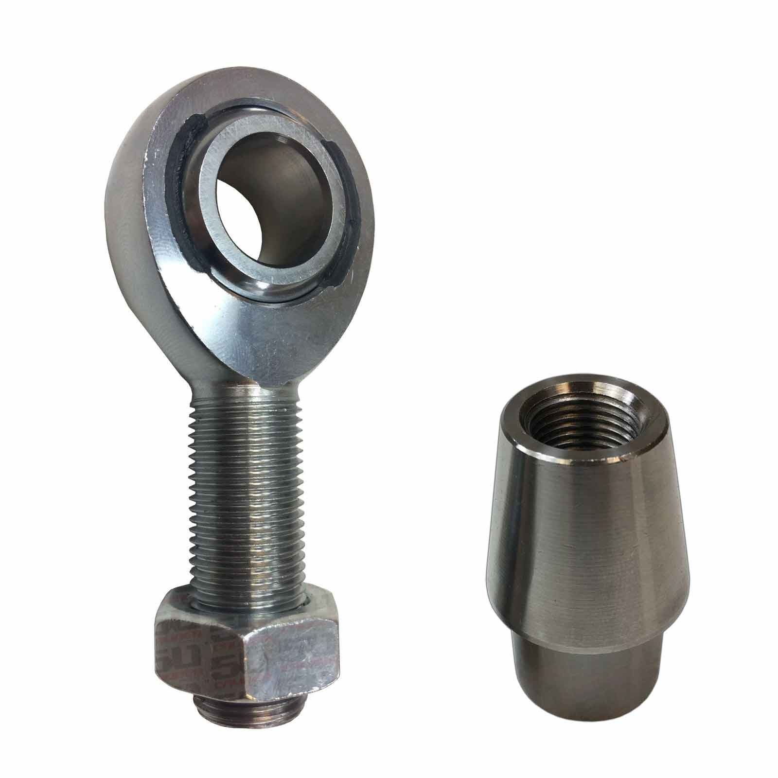 Rod End Kit - Single Joint - 7/8-14 x 7/8 bore Chromoly Heim - 1.75" OD Tubing Bung for .095 or .120 Wall