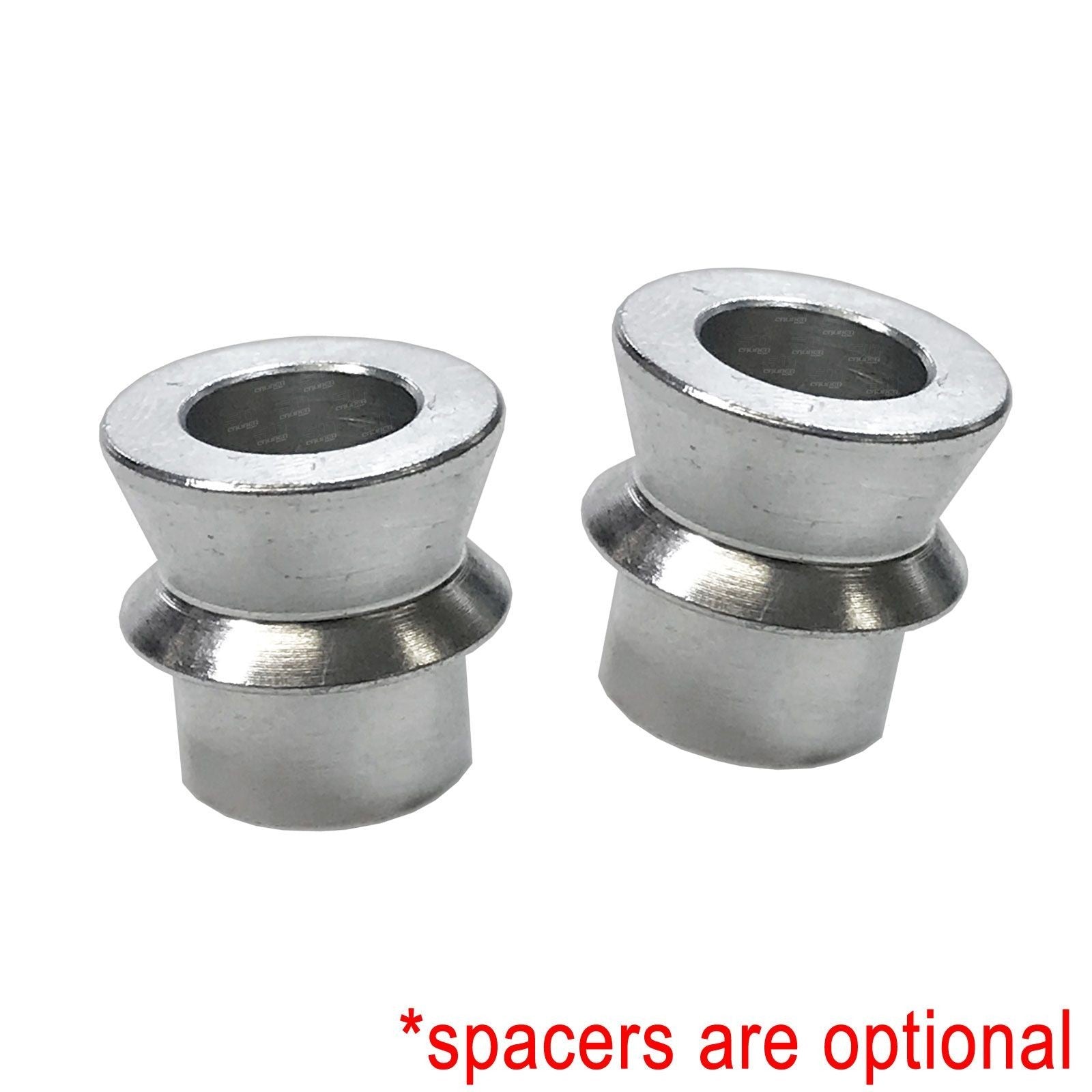 High Angle Misalignment Spacers made from zinc plated chromoly steel
